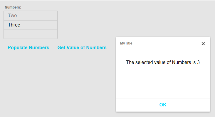 Spinlist Repopulate Numbers